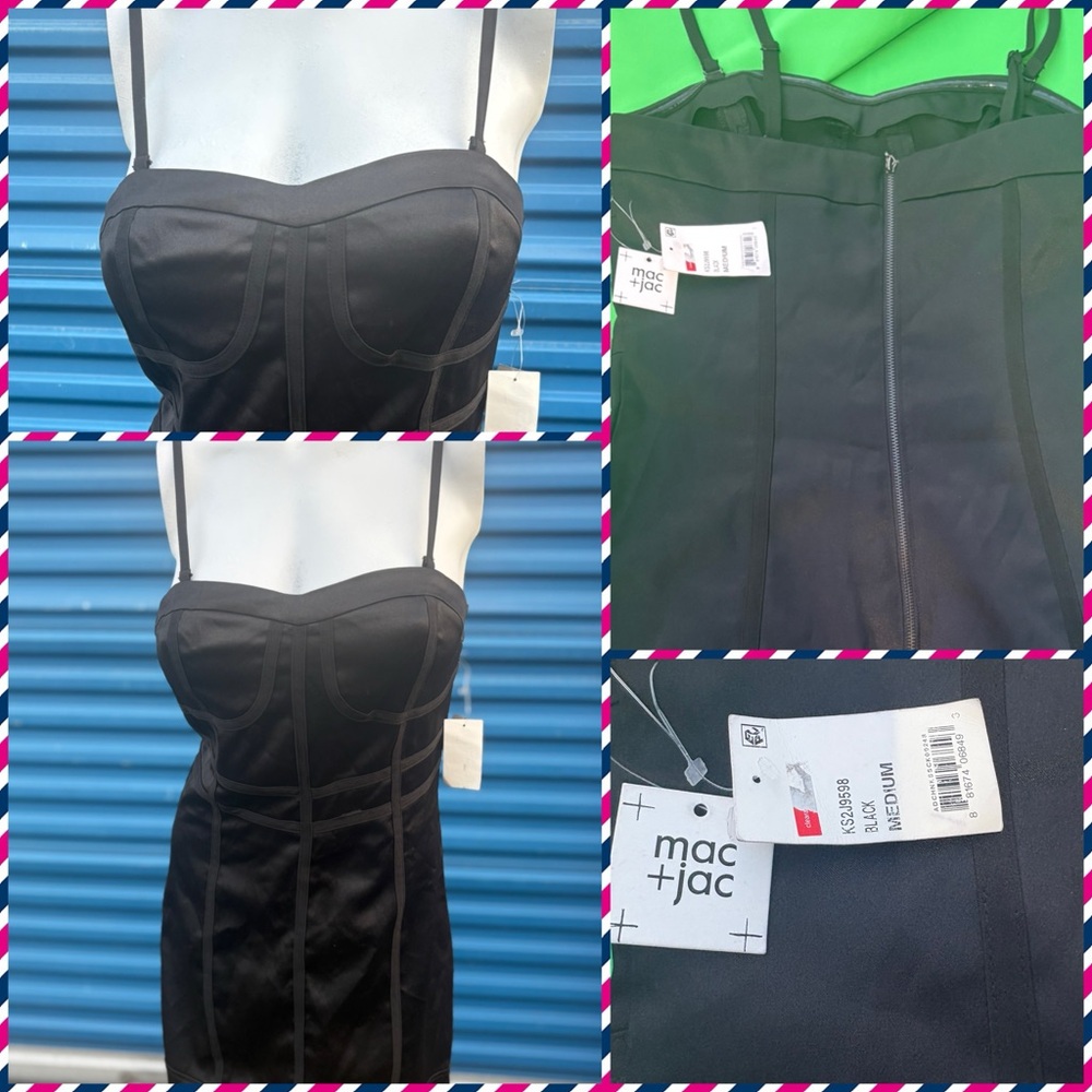 Mac & Jac Sleek Black Dress